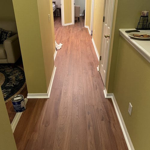 Photos of laminate jobs by Lake Mary Flooring