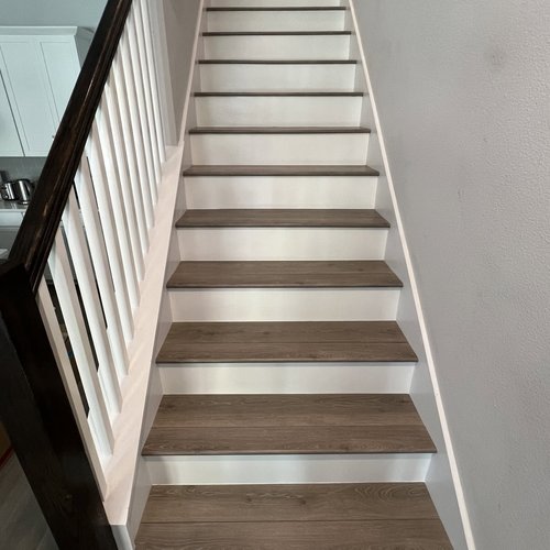 Stair Installation by Lake Mary Flooring