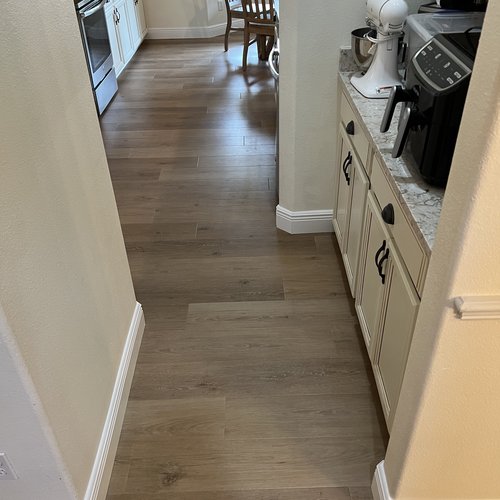 kitchen flooring installation at Lake Mary Flooring in Seminole County, FL