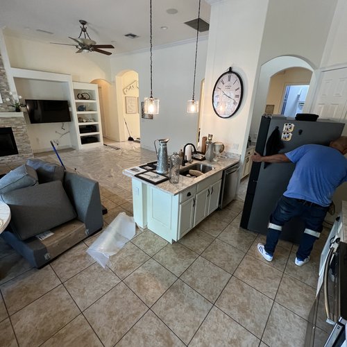 Kitchen Dinning Room flooring installation at Lake Mary Flooring in Seminole County, FL